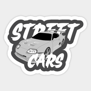 STREET CARS Sticker